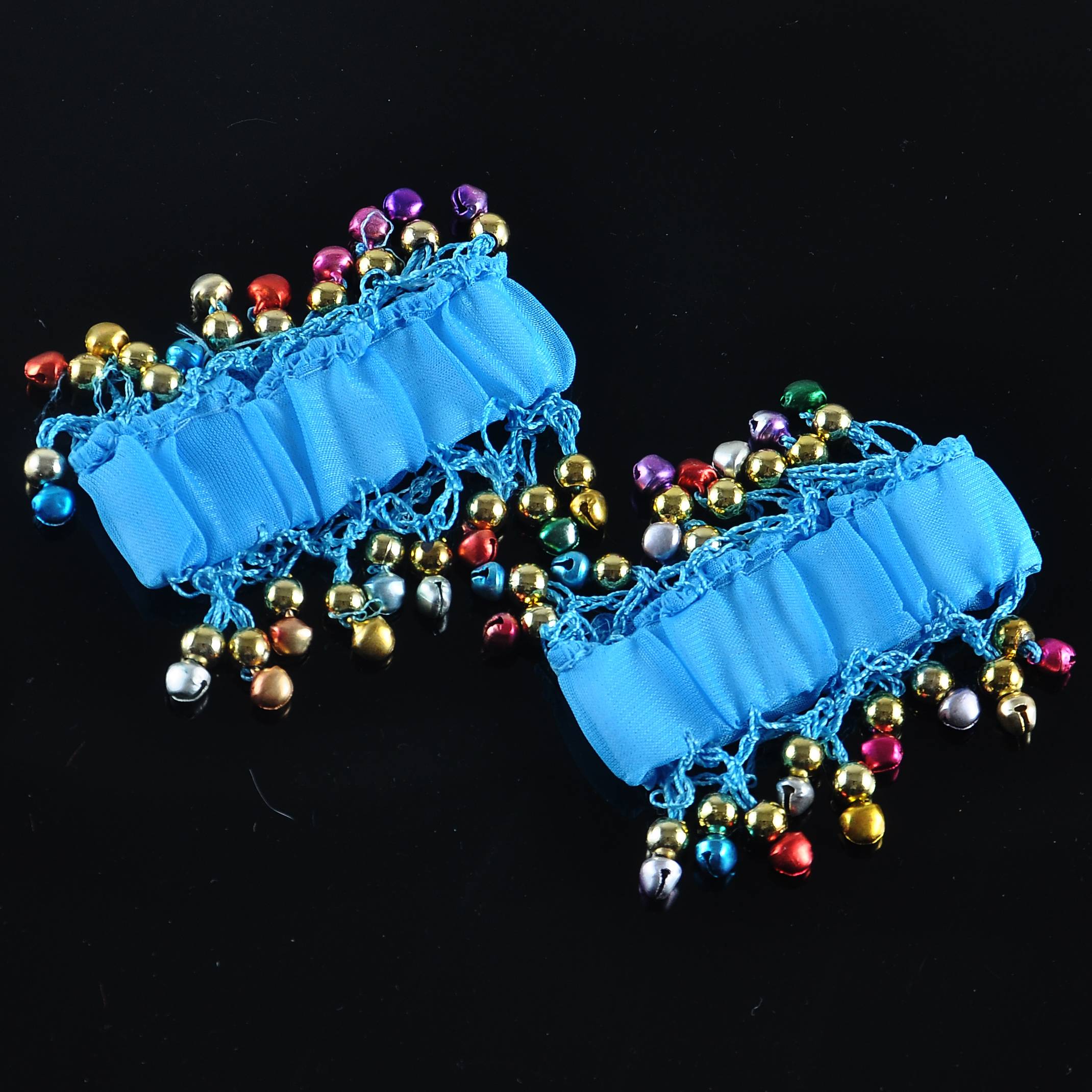 A pair of blue and blue